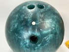 Vintage Galaxie 300 Bowling Ball Teal   Silver Swirl 10 Lbs