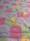 Looney Tunes Tweety Comforter Twin Size Vintage Bedding Blanket Reversible