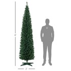 Homcom 8  Prelit Artificial Christmas Tree With Warm White Led Lights  Used