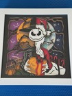 Disney The Nightmare Before Christmas Jack Skellington Shadow Box Wall Art Glass