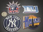 New York Sports Mix Lot Of 4 Embroidered Iron On Patches  4 