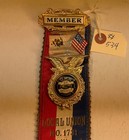  534 United Mine Workers Union Ribbon Sligo Pennsylvania