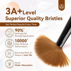 3pcs Acrylic Nail Brush Set  Size 8 10 14 Kolinsky Acrylic Nail Brushes For Acry