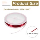 30 Gauge Copper Wire For Jewelry Making Tarnish Resistant Bead Wire Red