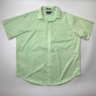 Daniel Cremieux Shirt Mens 2xl Honeydew The Definitive Check Fine Italian Fabric