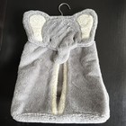Elephant Diaper Stacker holder Baby Nursery Decor - Gray - Plush