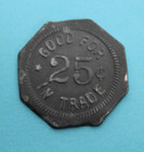 Absarokee Montana 5 Spot Bar 25c Octagonal Antique Trade Merchant Token Mt Mont 