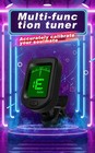 New Rechargeable Guitar Tuner For All Instruments Clip On Electronic Tuner