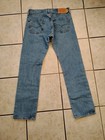 Levi s 501 Men s Blue Medium Wash Denim Straight Leg Jeans Regular Fit