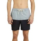 New Trinity Coast Mens Lined Swim 7    Inseam Swim Trunks  Gray Colorblock  Medium