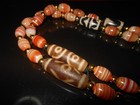 Precious Tibet Necklace Agate Suleimani 6 Gzi Dzi Lucky Charm