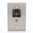 Leviton Ivory Midway 4-wire Modular Telephone Coax Jack Wall Plate - Ivory