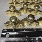 Lot Of Solid Brass Stair Runner Rod Brackets Carpet Stair Hardware