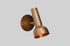 Brass Adjustable Wall Lamp Vintage Spotlight Sconce Mid Century Modern Lighting