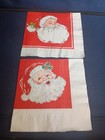 Vintage Paper Christmas Napkins Lot Of 11 Santas 1960s-1970s