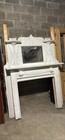   Antique Carved Oak Fireplace Mantel   63 25 X 88 41 5 Opening   Salvage