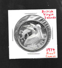 British Virgin Islands   50 Cents  1974   Proof Coin