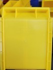 Durham Mfg Hang And Stack Bin  4 In X 3 In  Yellow  Pb30210  set Of 3 