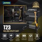 Rolling Tool Cart Automotive Diagnostic Tool Workshop Mechanics Rolling Cart 