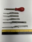 Tru Gyde Latch Hook Rug Needle Wood Tool And Accessories Lot