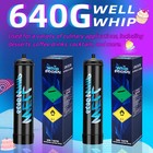 Whipped Cream Charger 640g X 5 Tanks Aluminum Cannister Wellwhip Excellent Taste
