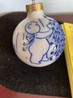 Salmon Falls Stoneware Helen Berg Bear Decorating Christmas Tree Ornament