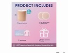 Vbt Boob Tape Breast Lift Tape Kit Reusable Silicone Nipple Covers Beige