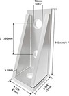 90   Gusseted Fitting For 1-5 8  Unistrut Strut Channel  8 Pack