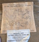 Vintage Rogers Majestic 8r662 Tube Radio Shortwave Battery Set Canada