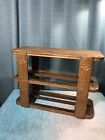 Antique Singer Treadle Sewing Machine Wood Drawer Frame Ornate Carved Sides