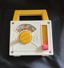 Vtg 1981 Fisher Price Over The Rainbow Radio Music Box Toy For Parts repair Only