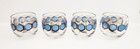 Mid-century Modern Roly Poly Cocktail Glasses Set Of 8 With Caddy