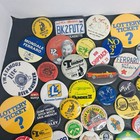 Vtg Button Pins Pinback Lot Of 89 Advertising Festivals Politics Oregon