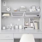 Under Shelf Storage Basket Hanging Wire Rack Organizer Kitchen Cabinet