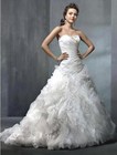  1699     Alfred Angelo      2311c White 10 Couture Corset Wedding Dress Ball Gown