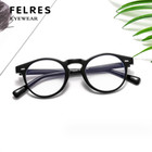 Round Blue Light Blocking Reading Glasses For Men Women Retro Clear Lens Glasses