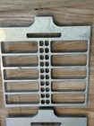 Vintage Lot 4 Seeburg Select-o-matic Jukebox Chrome Title Strip Holder Songboard
