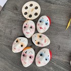 Vintage Ceramic Face Mask Lot 11 Harlequin Mardi Gras Wall Decor Musical Pierrot