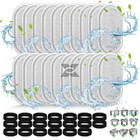 40pcs Cat Fountain Filters Replacement For 67 108 135oz Pet Drinking Replacement