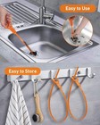 4pcs Drain Snake Clog Remover Hair Remover Cleaning Tool Plumbing Pipe Sewer