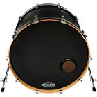 Evans Emad Resonant Bass Drum Head Black 22 In 