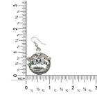 Multi Color Princess Crown Tiara Colorful Dangle Charm Hook Earrings Jewelry