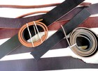 Harness_bridle Leather Straps 1 2  To 8  Wide Scraps Strips Black Brown Remnants
