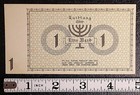 1940 Lodz Poland Litzmannstadt Wwii Concentration Camp 1 Mark Authentic  15532