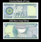 50 000 New Iraqi Dinar 100 X 500 Dinar Notes  100 Unc  Notes Wholesale