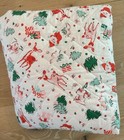 Cath Kidston London Queen Quilt Ditsy Deer Pink Holiday Christmas New