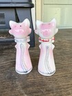 Mid-century Modern Anthropomorphic  tall Boy  Cat Salt And Pepper Shakers Set