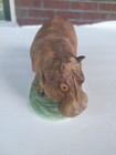 Andrea By Sadek - Hippo Or Hippopotamus Ceramic Figurine    7294  1985
