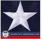 Us American Flag Made In Usa 4x6 Embroidered Stars Brass Grommets Heavy Duty 