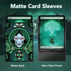 Mtg Card Sleeves 100ct  doctor   Clear Front   Matte Back  Smooth Shuffle  D